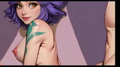 Footjob League of Legends Parody: Dirty Fantasy P4